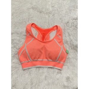 Champion C9 Womens Sports Bra Sz Small Orange Medium Support Wireless Active NWT
